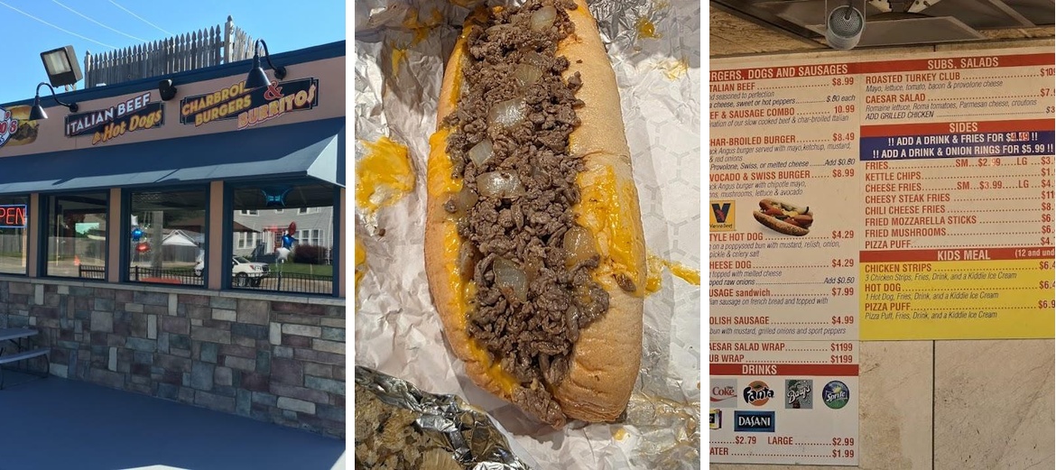 Bruno's Cheesesteaks Menu