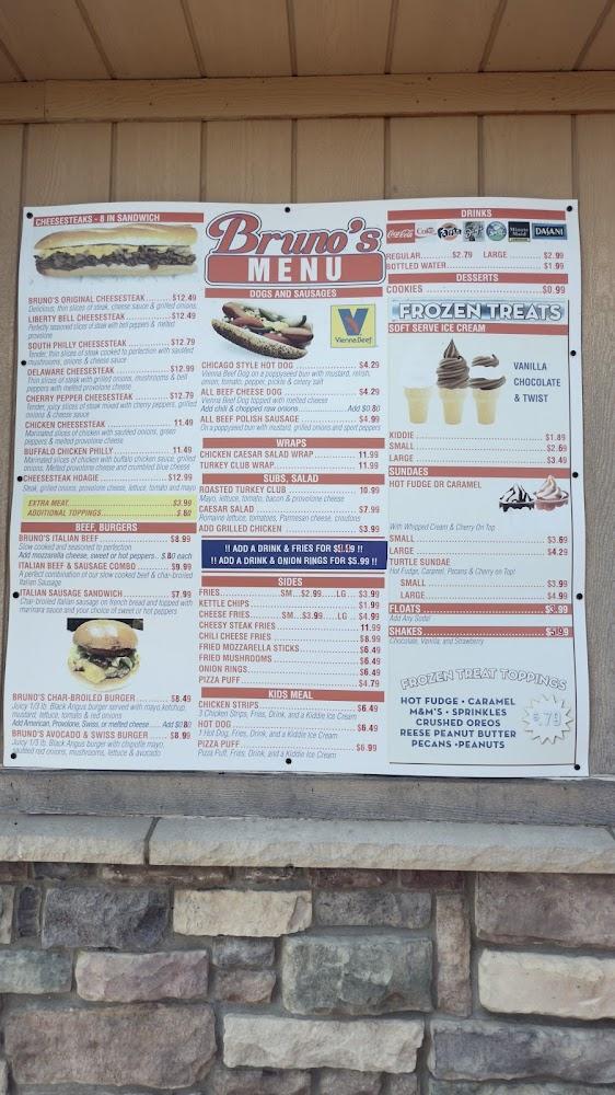 Bruno's Cheesesteaks Menu image 4